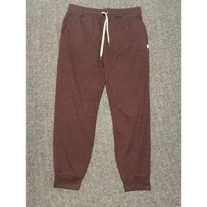 Vuori Dreamknit Lounge Performance Jogger Pants M VW303  Athleisure burgundy